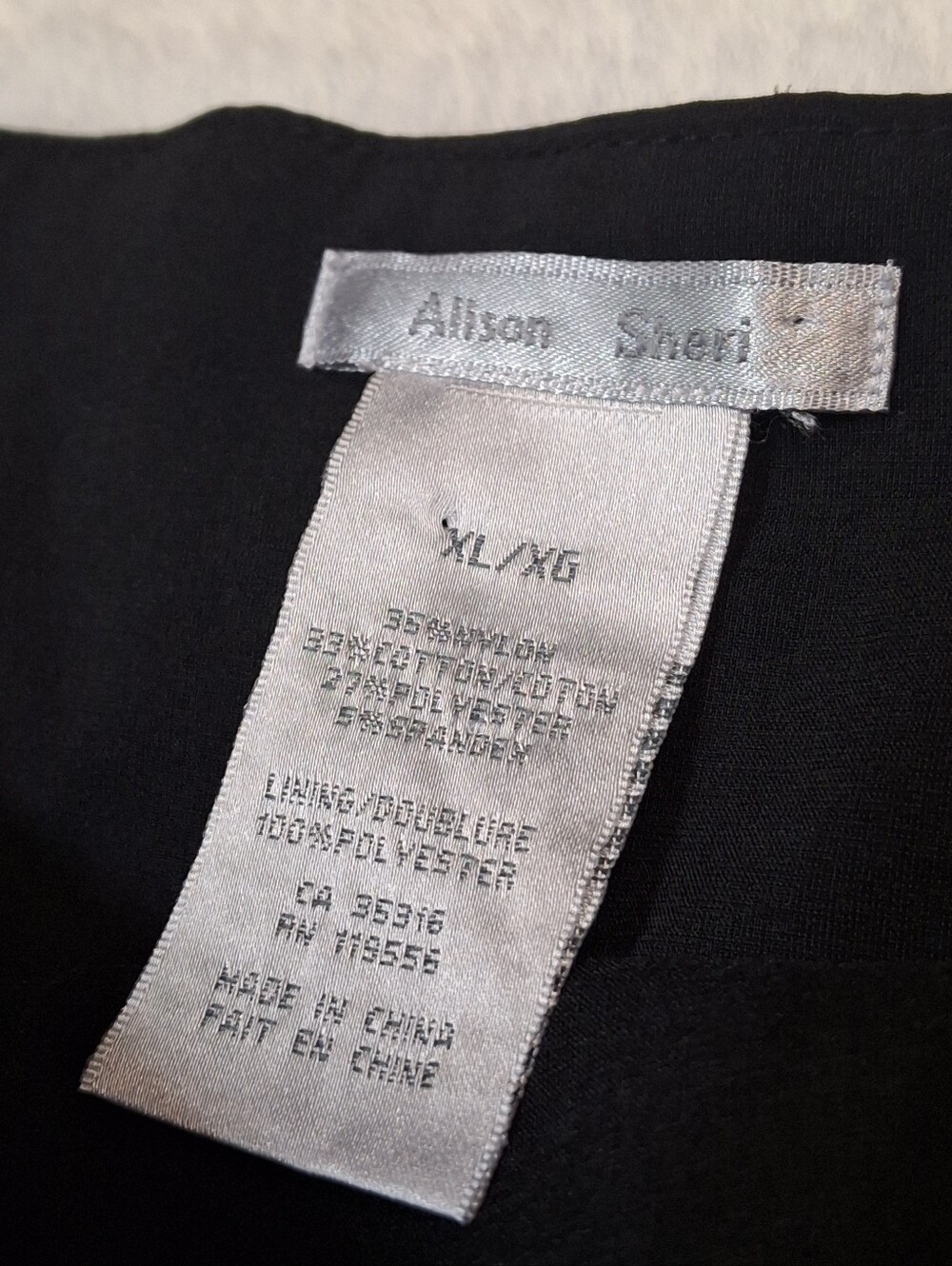 Alison Sheri Black Gothic Utility Skirt D-Ring Pocket Stretch Women Size X-Large - Picture 12 of 16